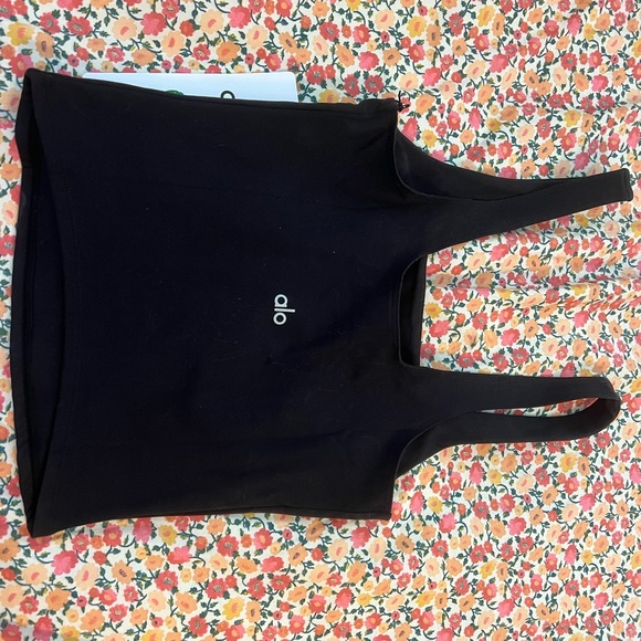 ALO Yoga Black SoftSculpt Precision Tank - Picture 4 of 6